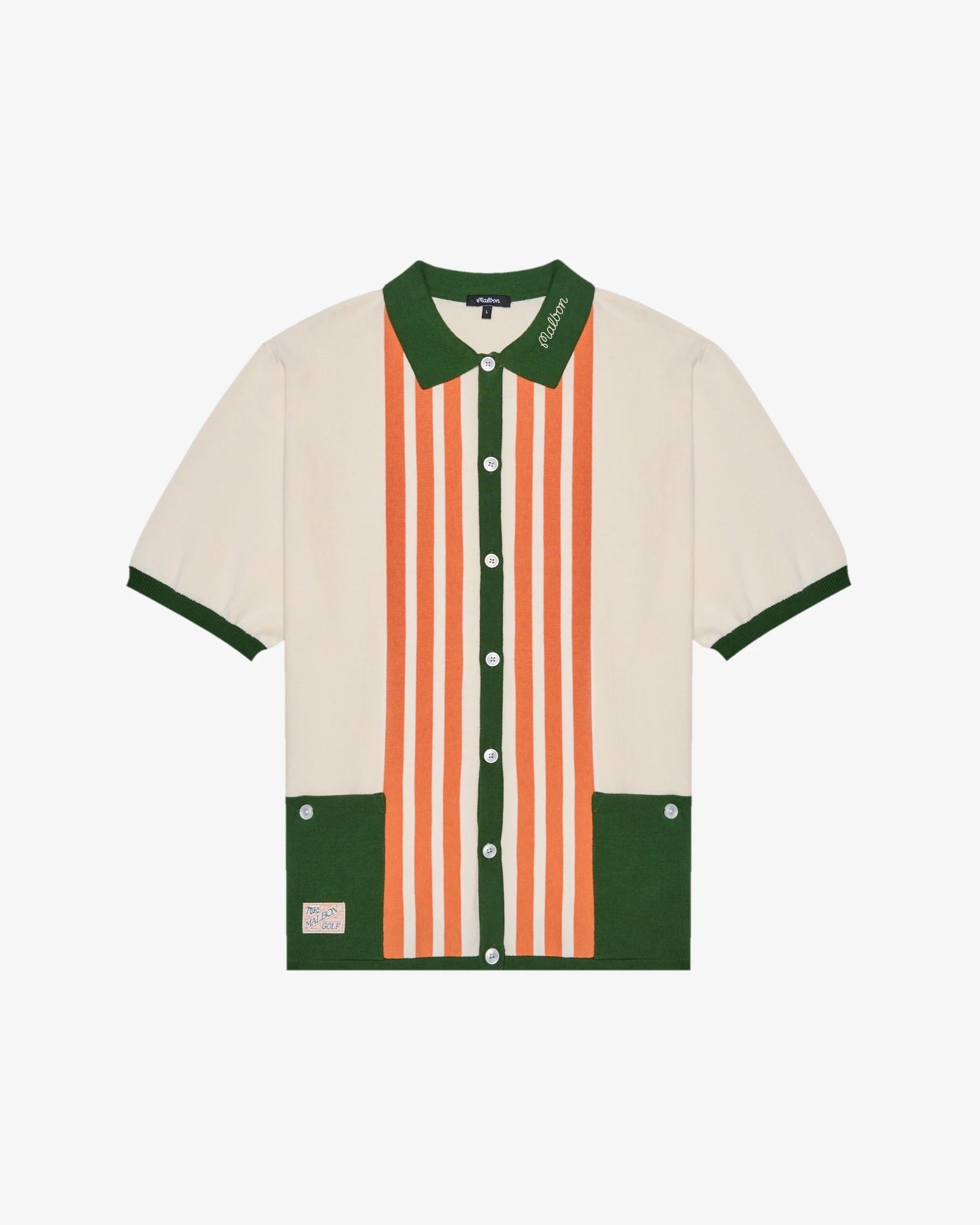 GABBIANO KNIT BUTTON UP – Malbon