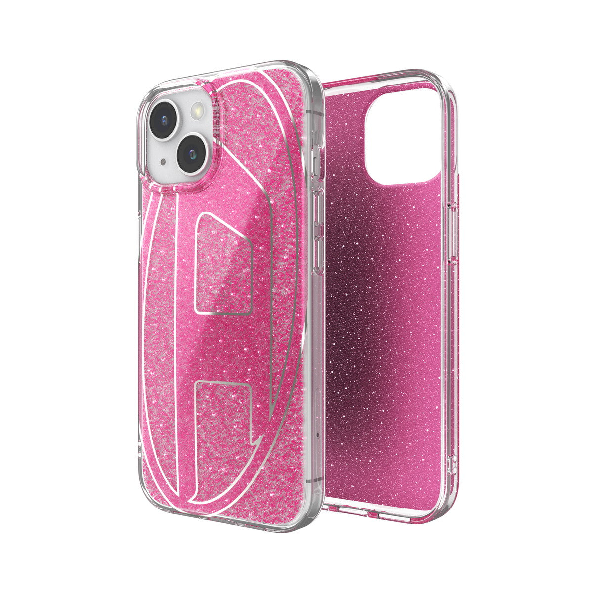 DIESEL iPhone15ケース Oval D Glitter ピンク – MiraiSell Selection