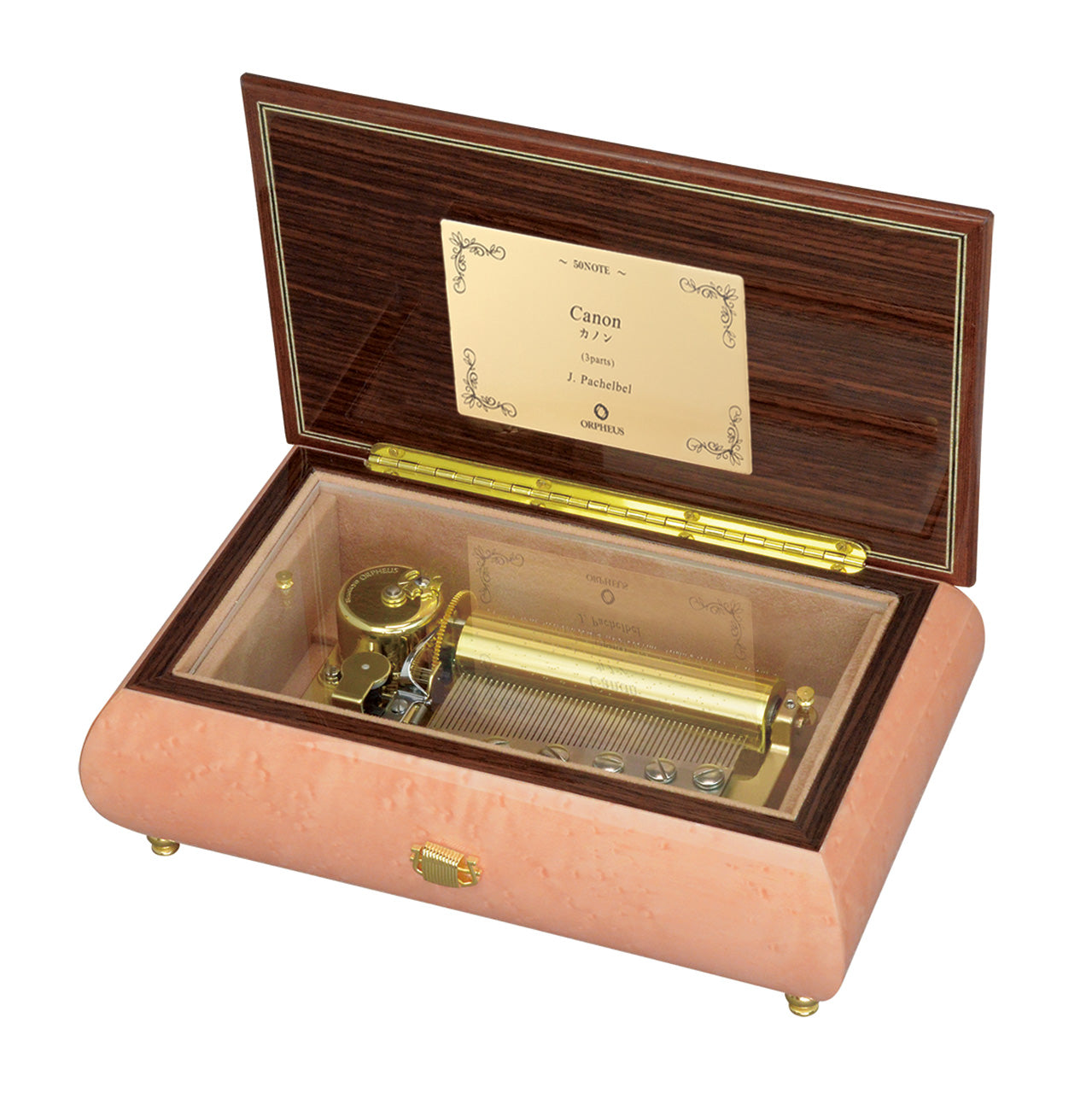曲が選べる・誕生日に人気】【EX245】50弁 ORPHEUS イタリア象嵌