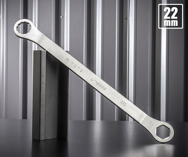 KOTO 6角x12角 極薄めがねレンチ LW-2222 サイズ22mm なめにくい六角と