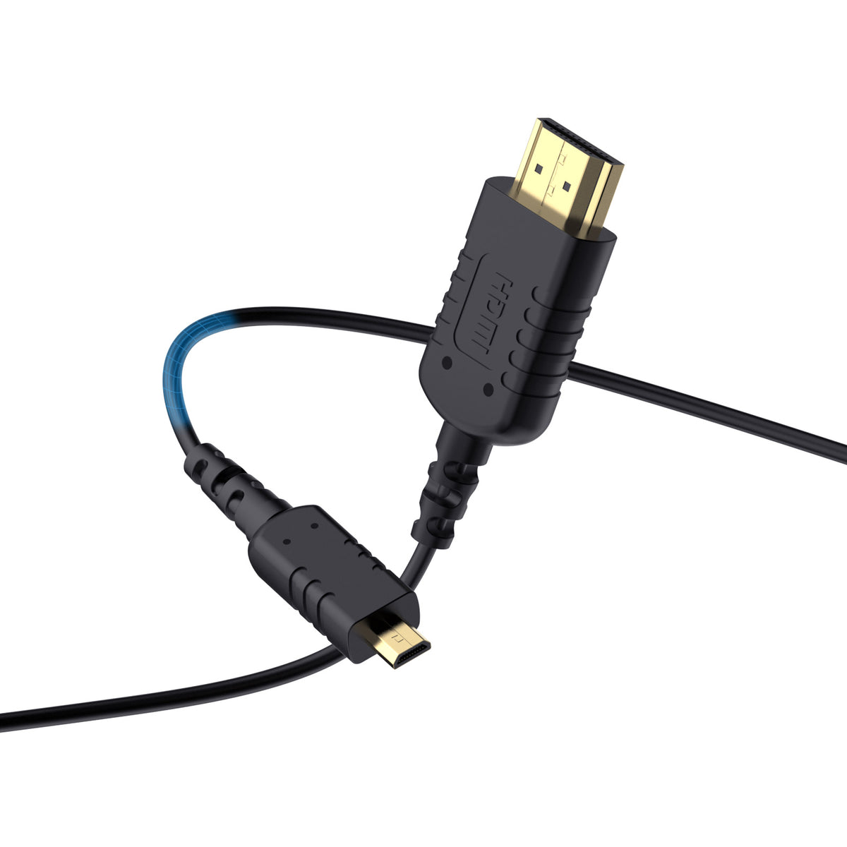 FEELWORLD 超薄型 4K マイクロ HDMI - HDMI ケーブル 1.5FT – フィール