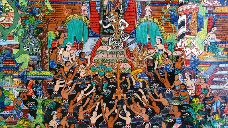 バリ絵画の商品ページ