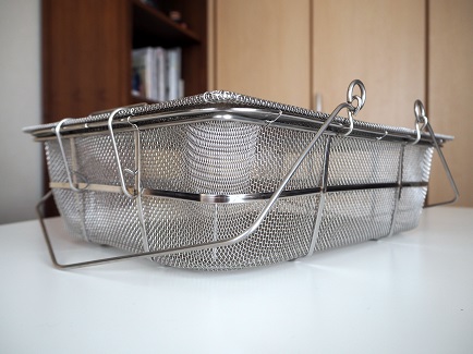 辻和金網】ふたつき干しかご(大) ☆ 今週分のパンを買う。 | 28平米の