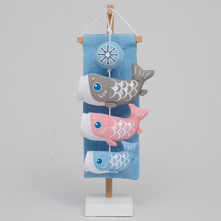 鯉のぼり飾り KNB247 水色 – 福仙