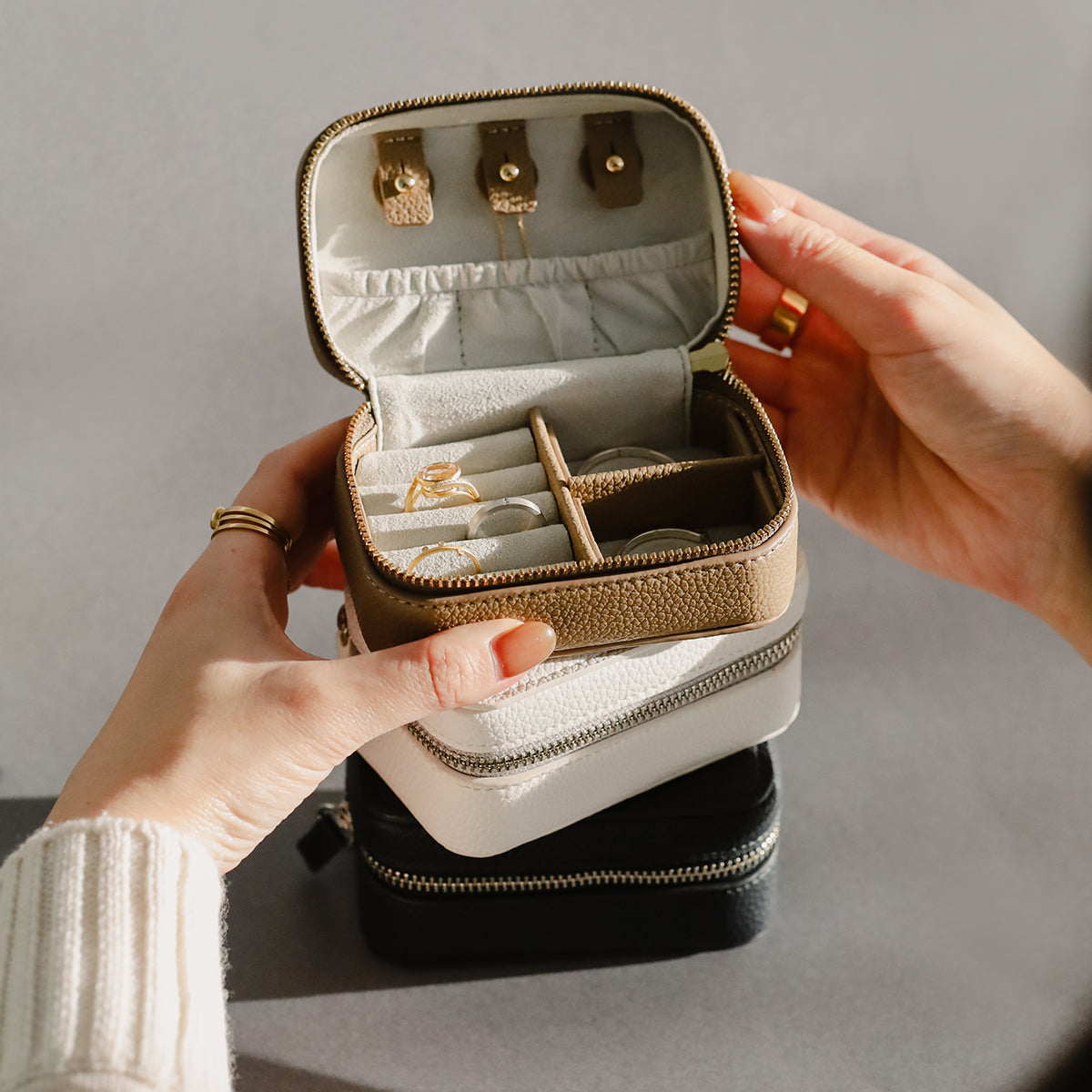 SOÉJU×HASUNA Veganレザレットジュエリーケース | エシカルジュエリー