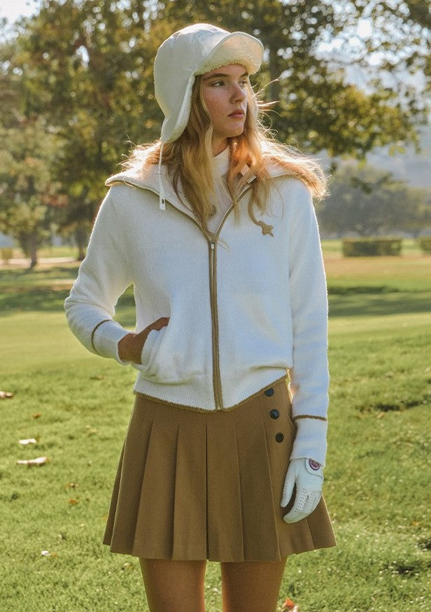 起毛プリーツスカート（ベージュ） – SOMUA CLUB