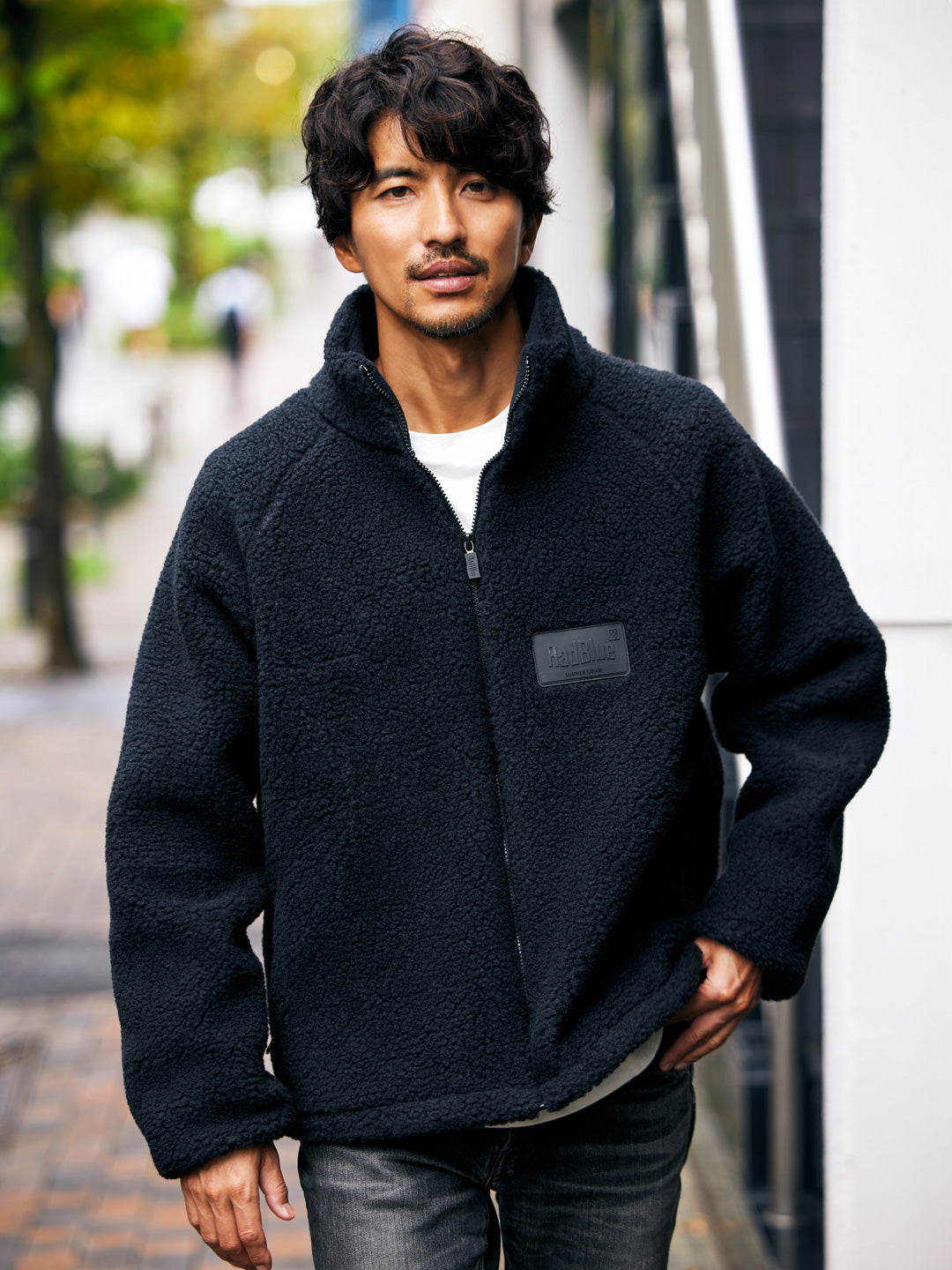 パイルフリースジャケット