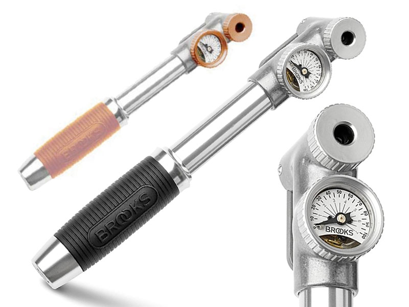 CYCLETECH-IKD : BROOKS P1 Hand Pump with Gauge