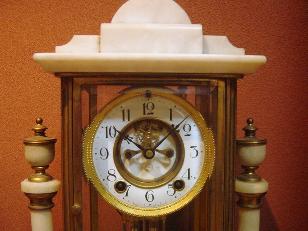 四方硝子置時計 - 精工舎