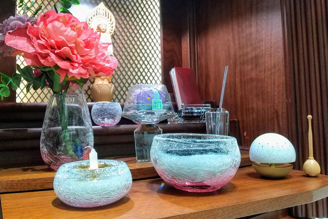 ギャラリーメモリア広島紙屋町 - 仏壇のあるリビング｜現代的でモダン