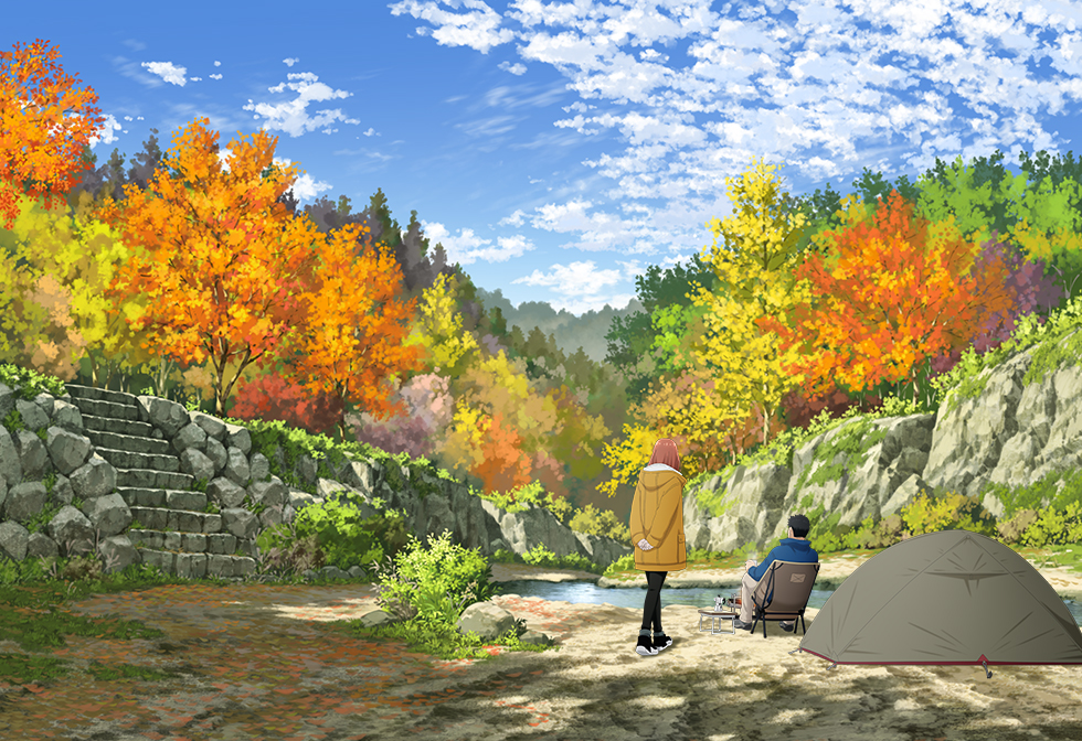 ふたりソロキャンプ』2025年7月TVアニメ放送決定！ティザーKV&PV公開