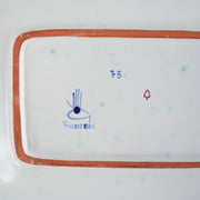 スティグ・リンドベリ Gスタジオ ファイアンス焼きの大きな飾り皿