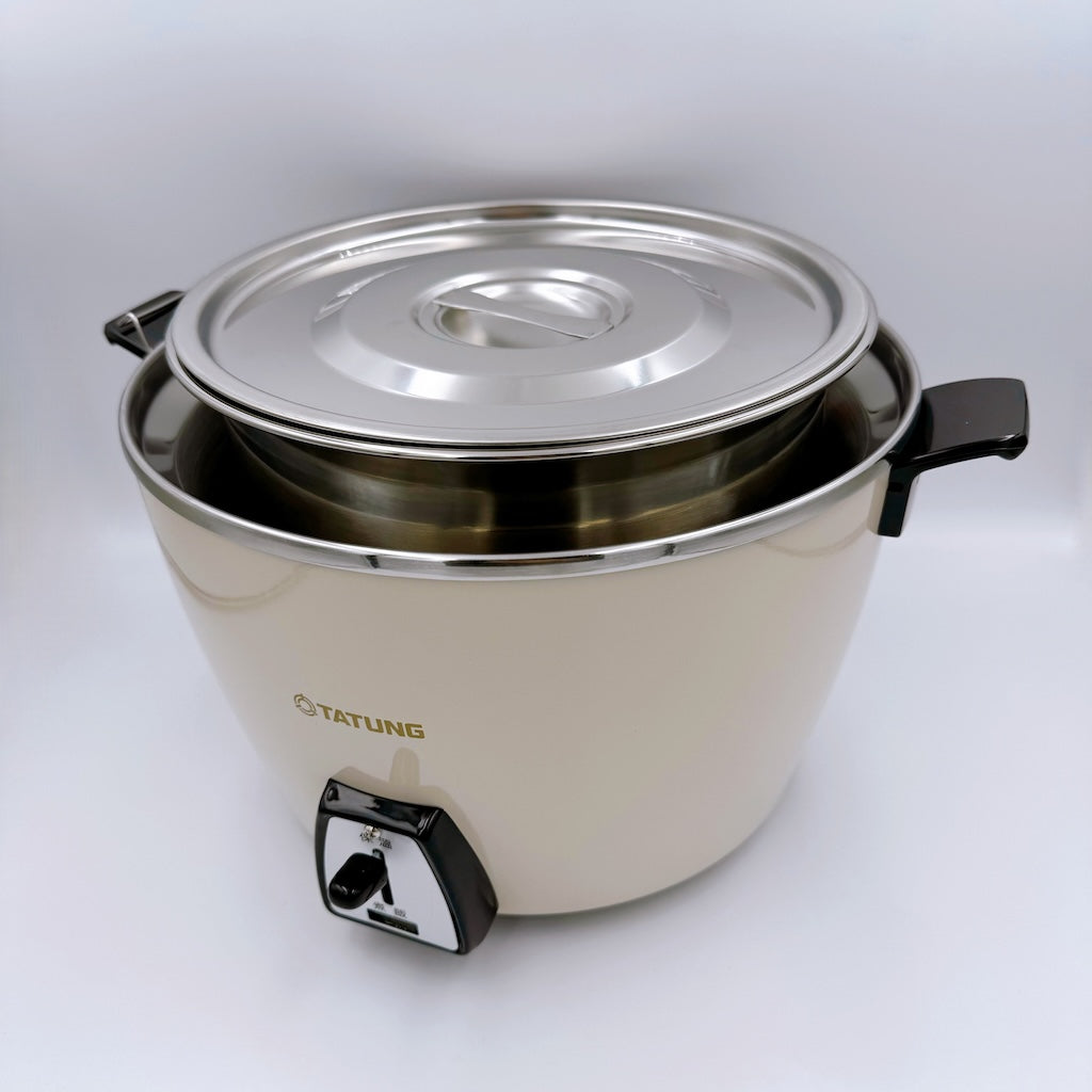 直火OK 多用途 蓋付き厚手電鍋内鍋セット 10人用・10合（Lサイズ電鍋