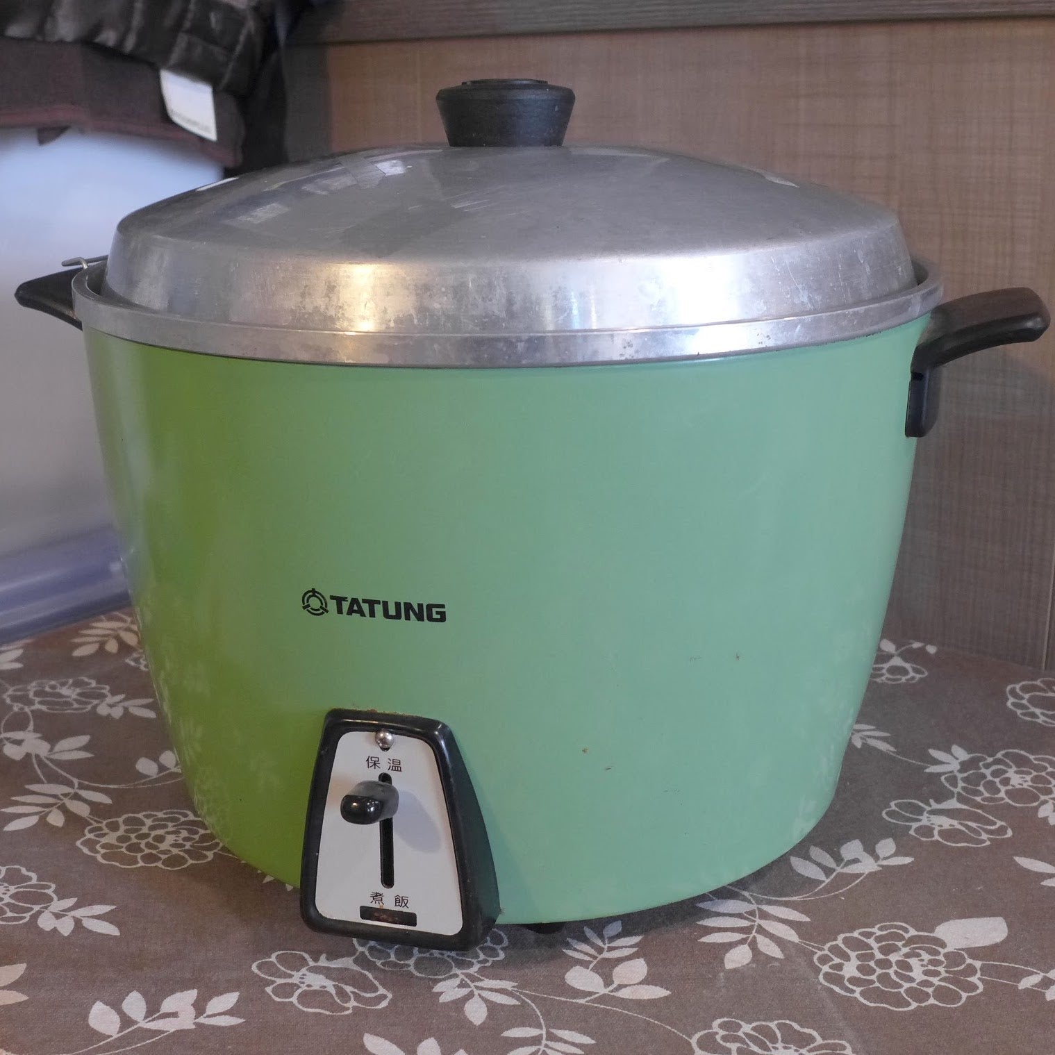 台湾レトロキーホルダー ミニ電鍋 ミニチュア（グリーン）｜台灣懷舊