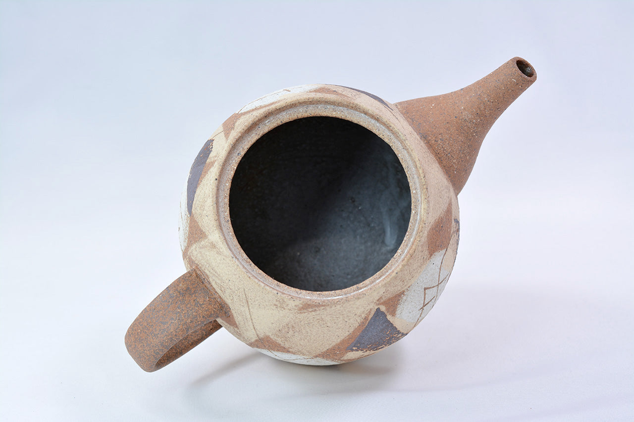 ティー用品 「彩泥ポット」 赤荻はるい 笠間焼 陶磁器 – Takumi Japan