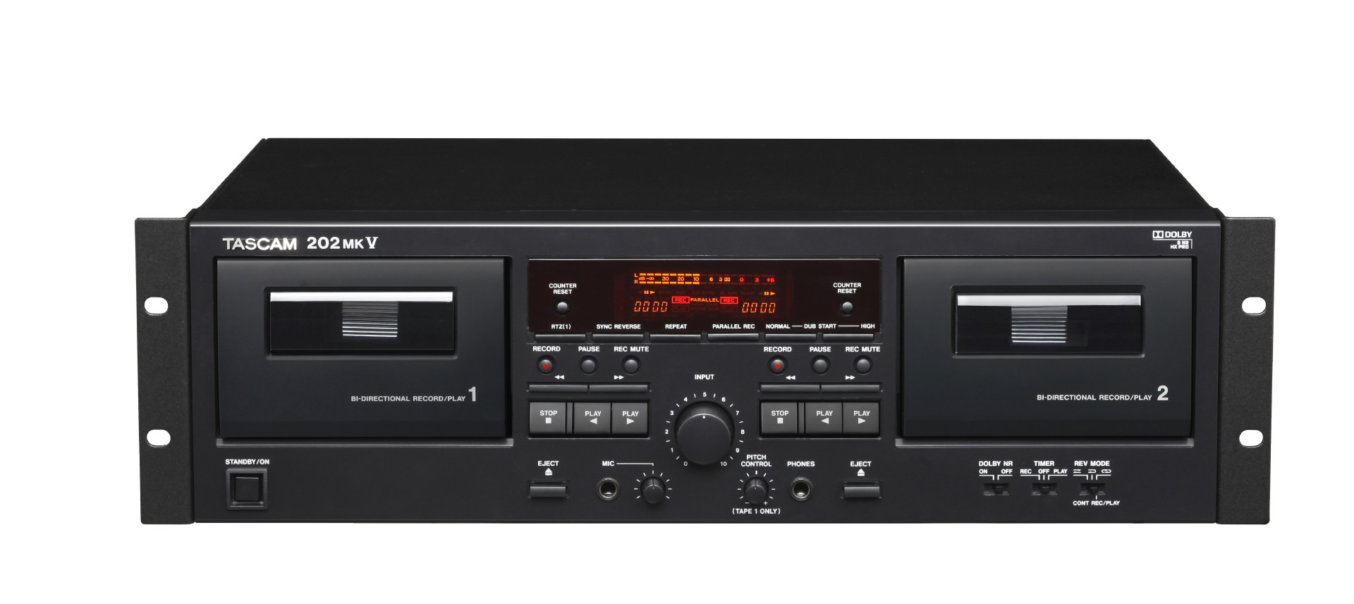 202MKV | ダブルオートリバースカセットデッキ | TASCAM (日本)
