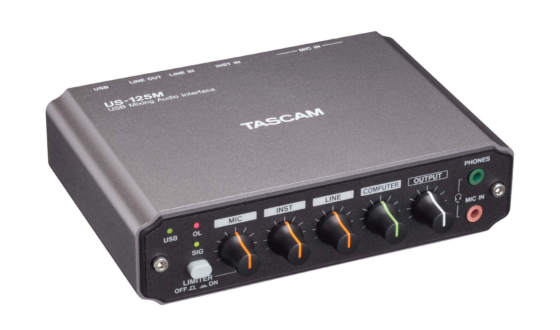 US-125M | ミキサー機能付USBオーディオインターフェース | TASCAM (日本)