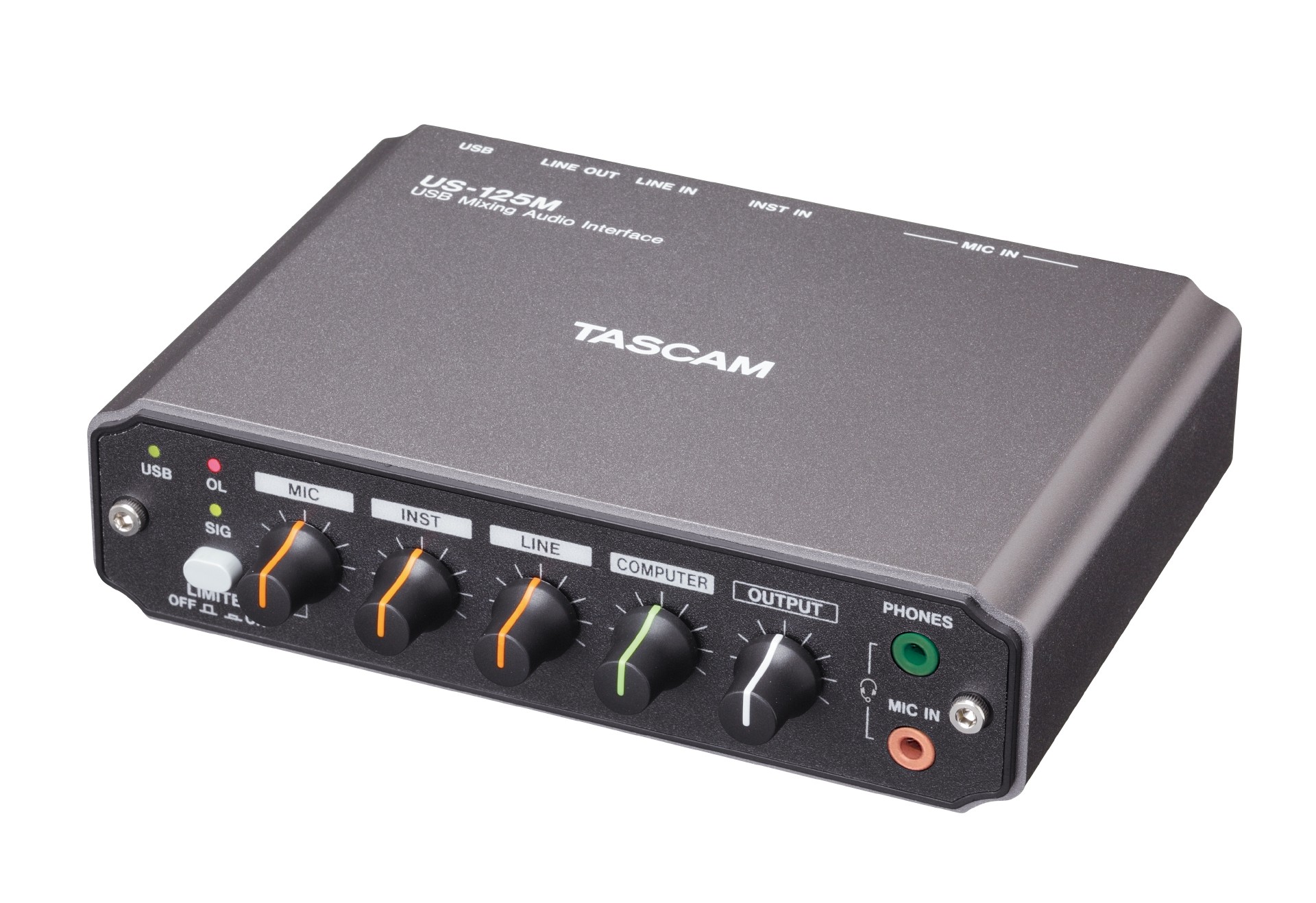 US-125M | ミキサー機能付USBオーディオインターフェース | TASCAM (日本)