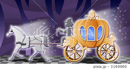 かぼちゃの馬車のイラスト素材 [3169960] - PIXTA