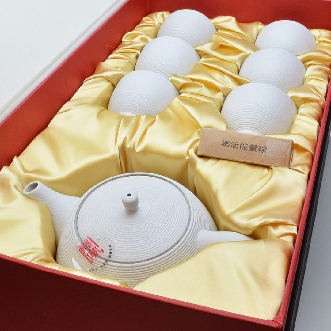 旋転大壺セット（白）｜台湾ブランド茶器セットの通販・天香茶行