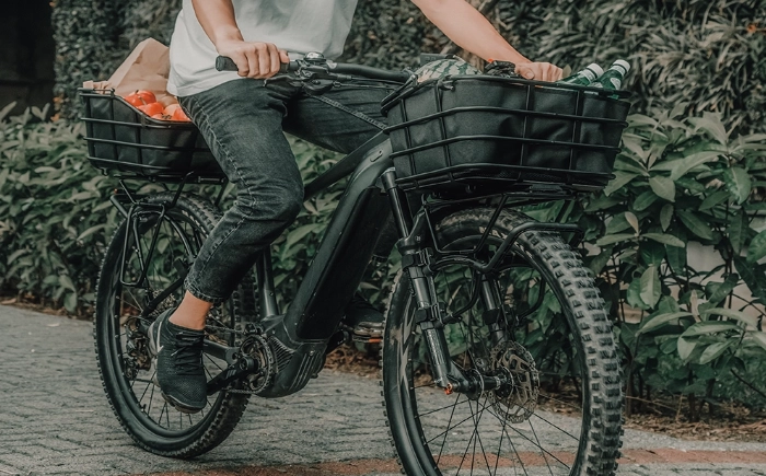 自転車用フロントバスケット｜トピーク - URBAN BASKET DX 22L