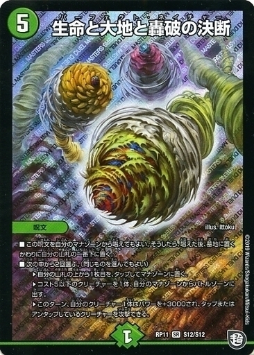 生命と大地と轟破の決断 [DMRP11 S12/S12] | トレカカク～デュエマ価格