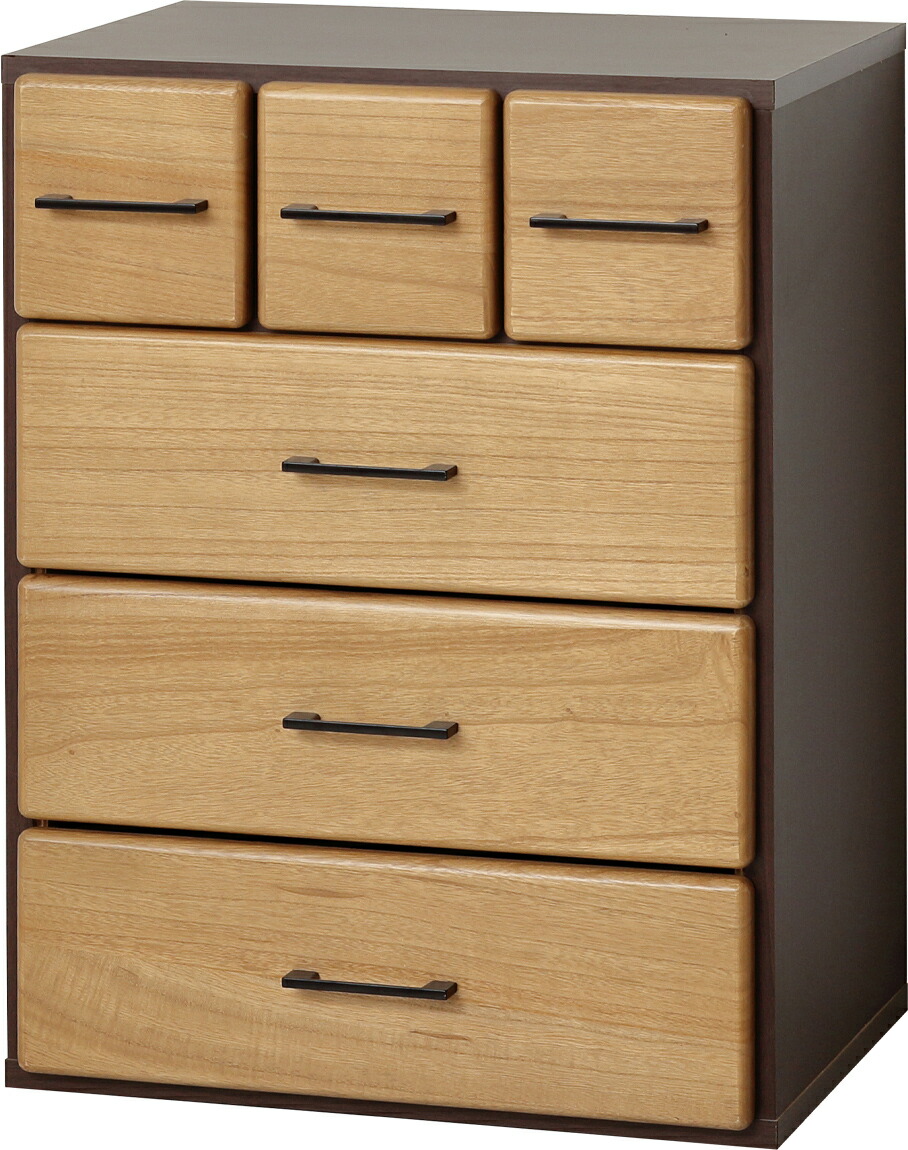 楽天市場】天然木自在チェスト6D W740 D410 H565 サイドチェスト