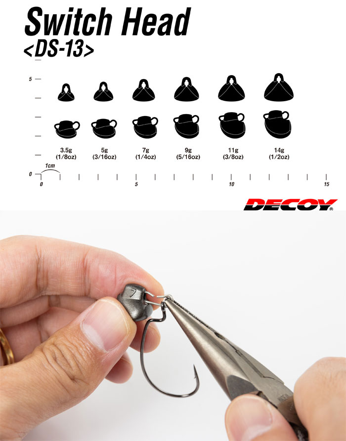 楽天市場】デコイ スイッチヘッド DS-13 DECOY : Lure＆Boats Back Lash