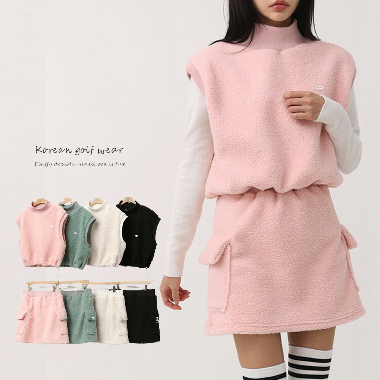 楽天市場】ゴルフウェア セットアップ レディース 韓国 上下 セット 秋