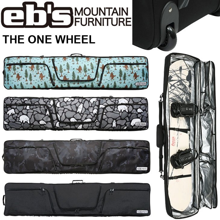 楽天市場】25-26 ebs エビス スノボ ボードケース THE ONE WHEEL ザ