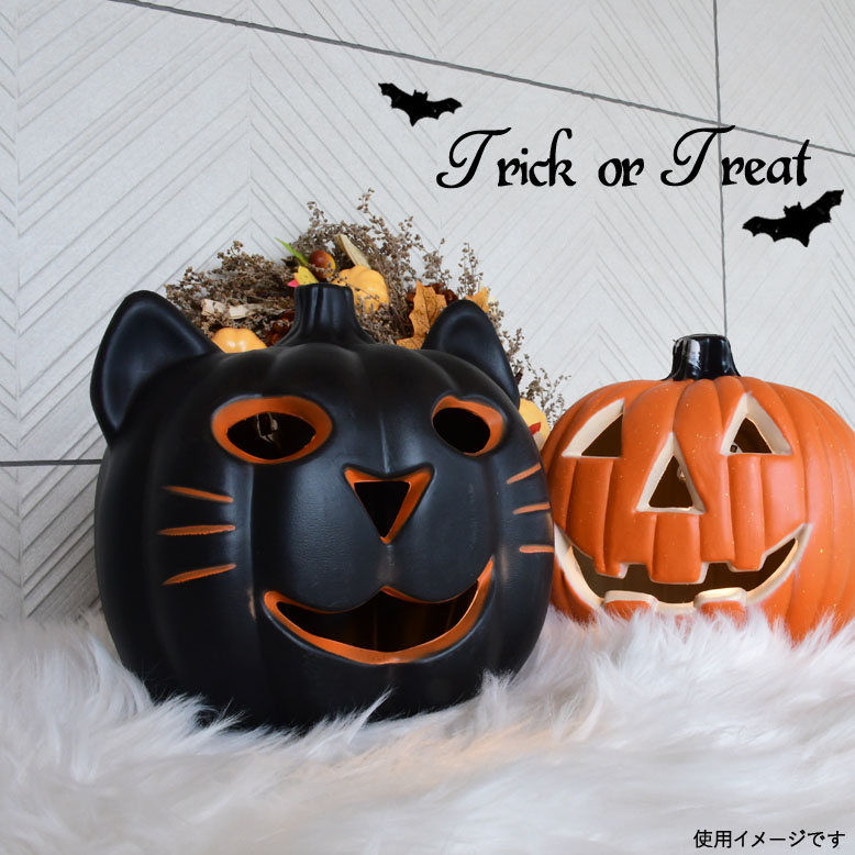 楽天市場】ハロウィン 飾り かぼちゃ ねこ 屋外 猫 ランタン ジャック
