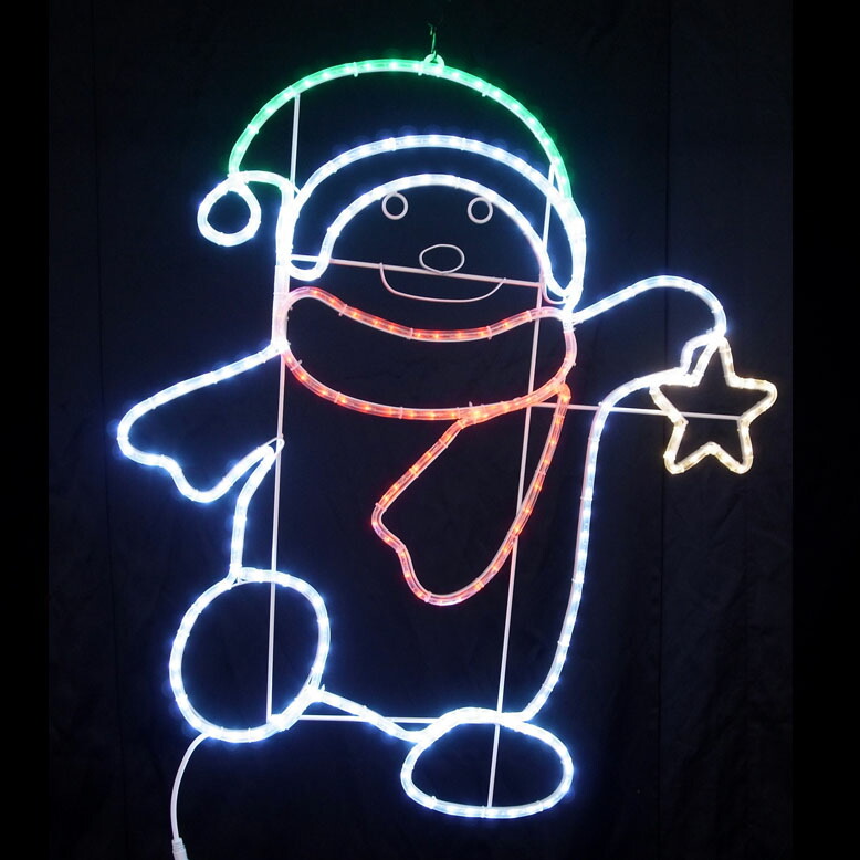 楽天市場】イルミネーション 屋外用 クリスマス スノーマン 星 電飾