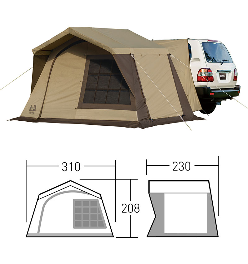楽天市場】ogawa オガワ テント カーサイドロッジ 2340 H16HL カー
