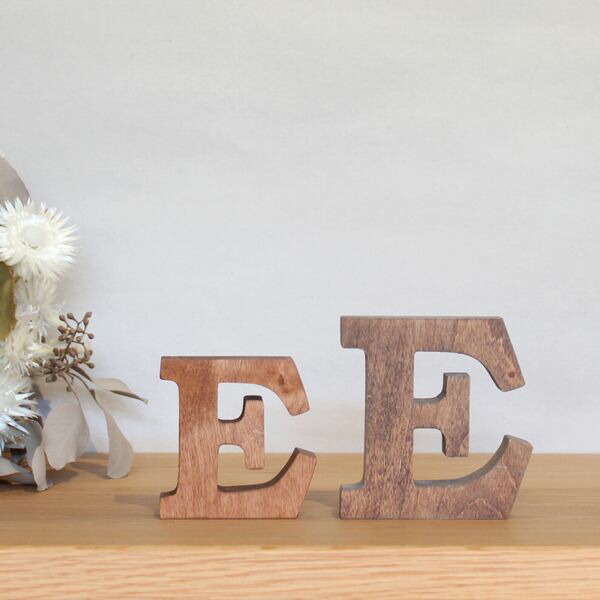 楽天市場】アルファベット 木製 オブジェ ミニ自立タイプ 大文字