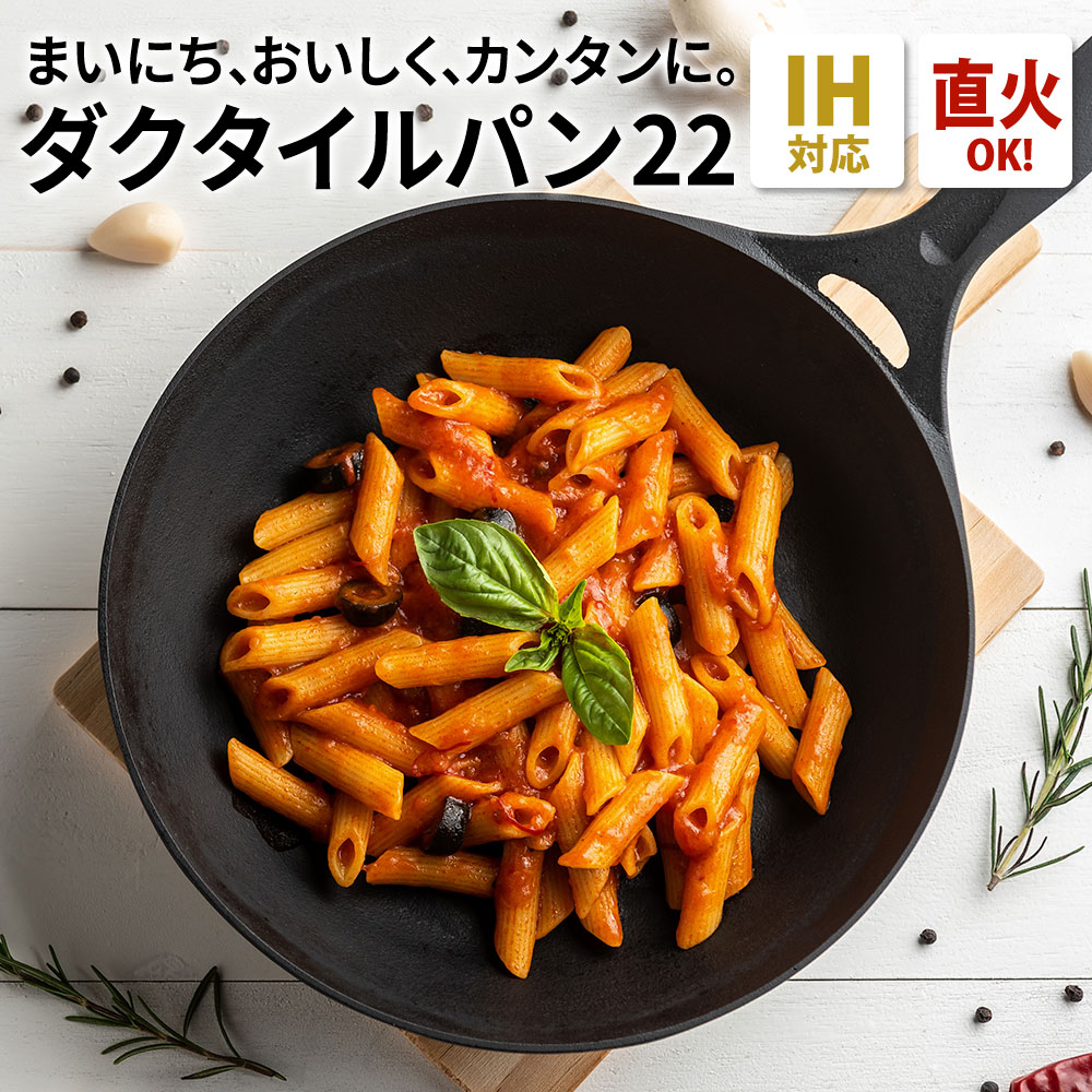楽天市場】岩鉄鉄器 ダクタイルパン22 鉄器 フライパン 鍋 22cm IH