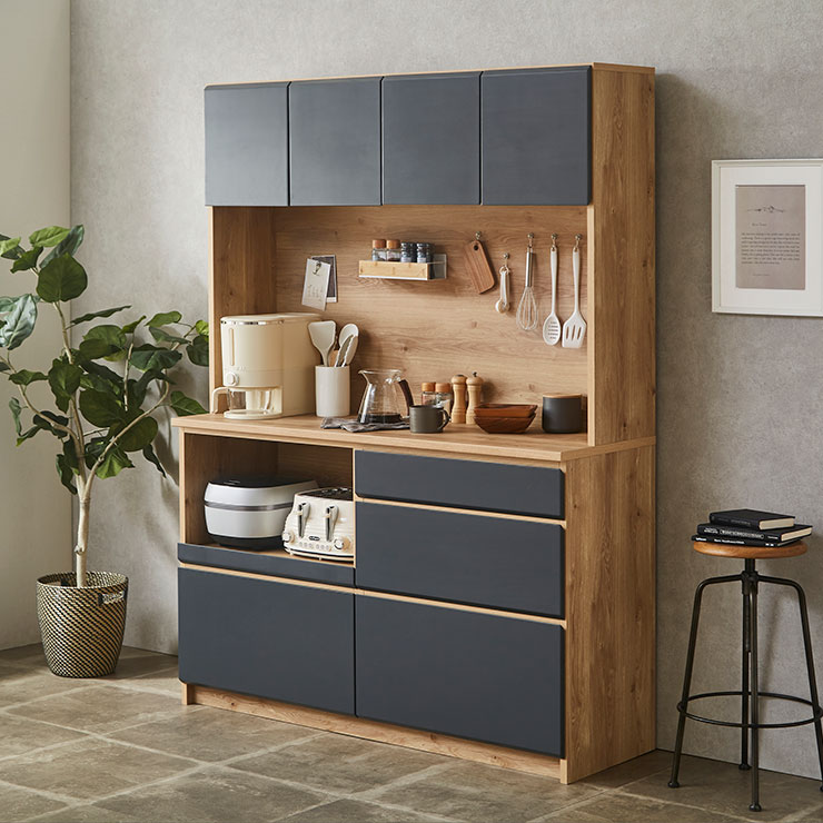 楽天市場】☆55%OFF☆ 食器棚 完成品 レンジ台 キッチン収納 家電収納