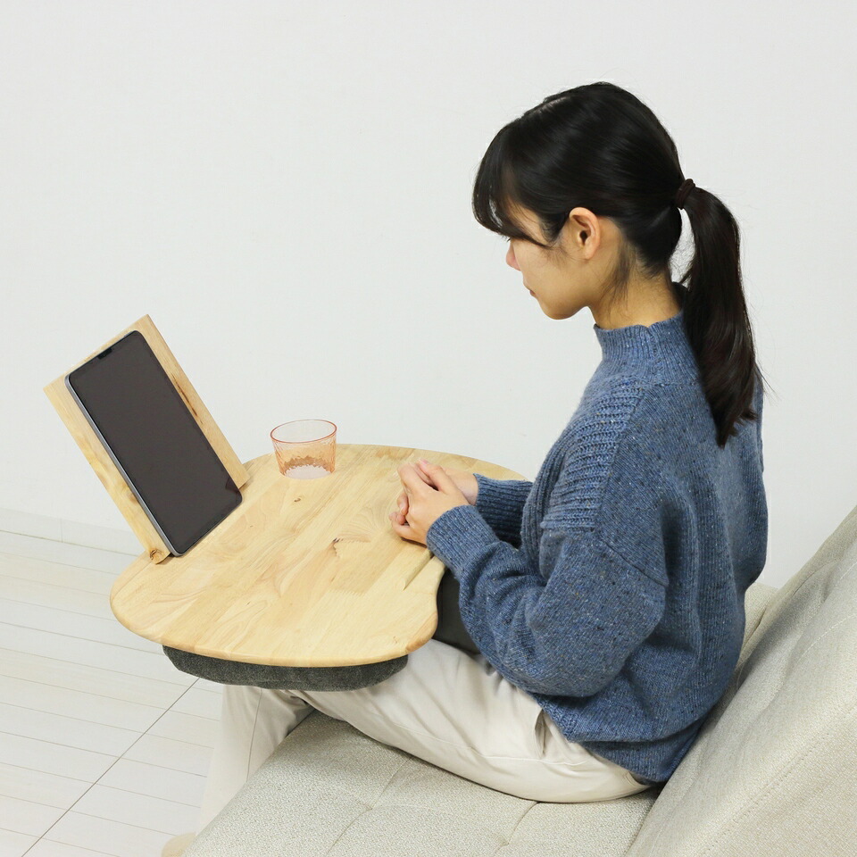 楽天市場】【6ヶ月保証付】膝上テーブル ラップデスク 天然木 ひざ上