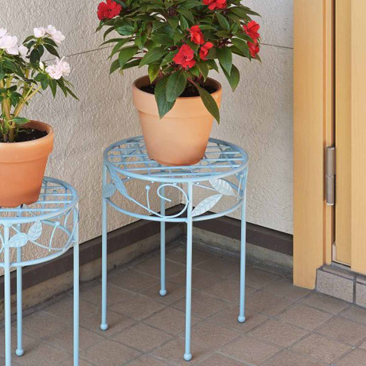 楽天市場】フラワースタンド 心春 テーブルスタンド 直径31cm ブルー