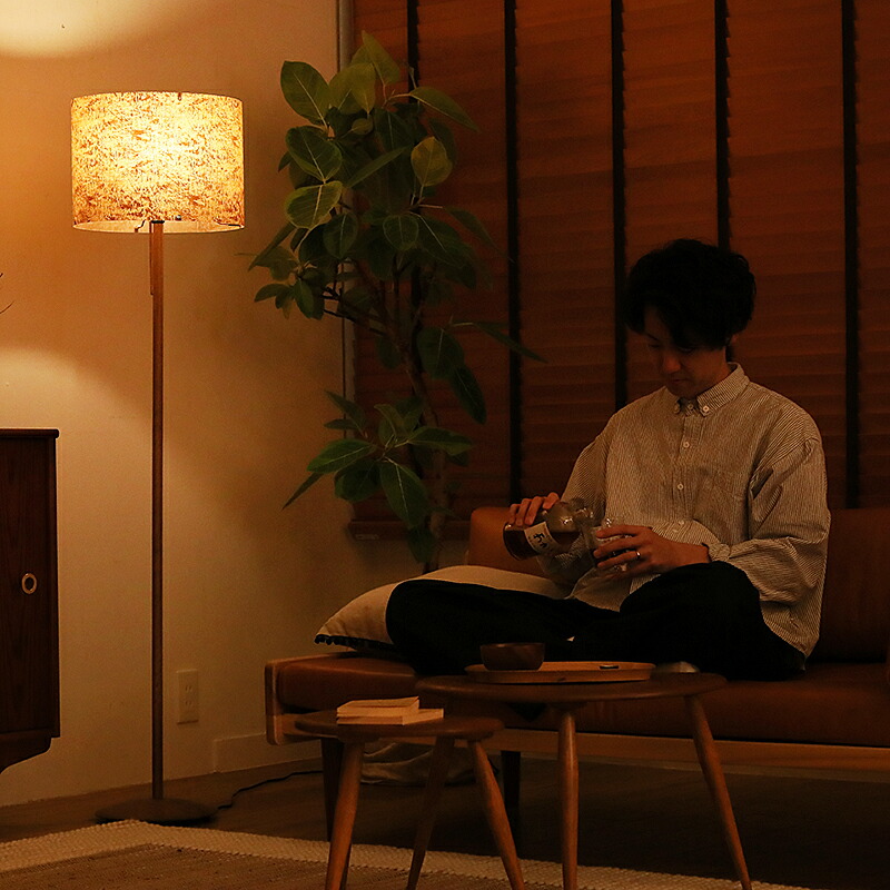 楽天市場】フロアライト 照明 スタンドライト Oak&Oilparch LED電球