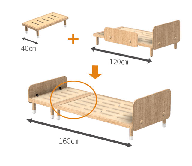 楽天市場】延長マットレス 固綿型 40cm 【BB-EX-MAT】 固綿式
