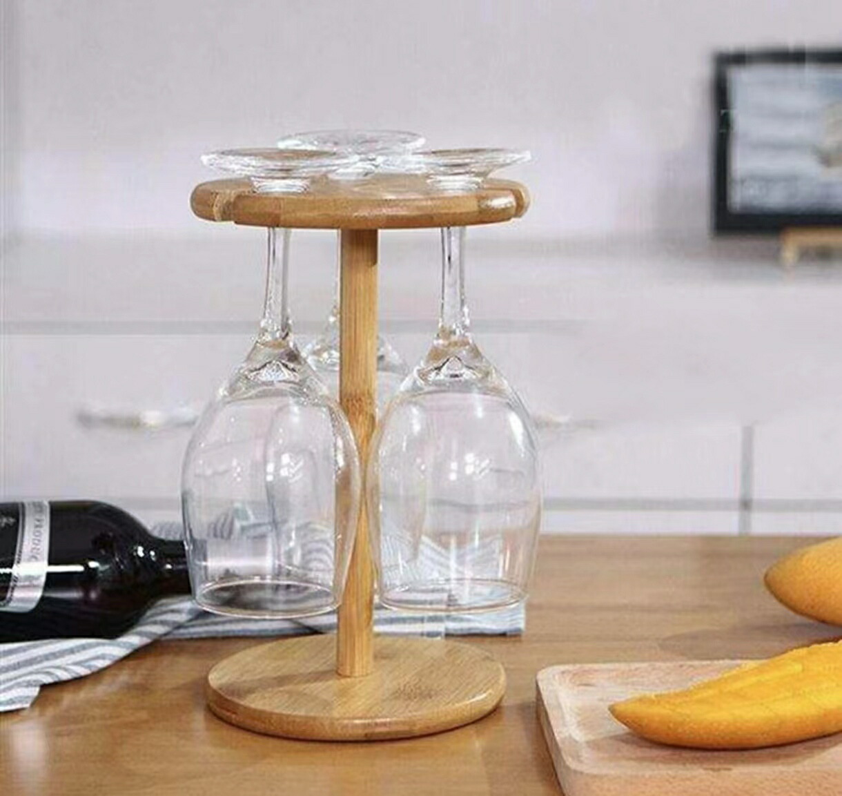 楽天市場】卓上ワインラック ワイングラスラック ワイングラスホルダー