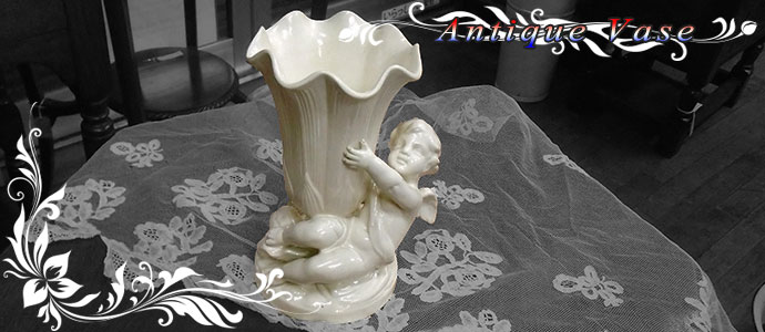 楽天市場】アンティーク 花瓶 天使 ケルビム Minton ミントン 1912