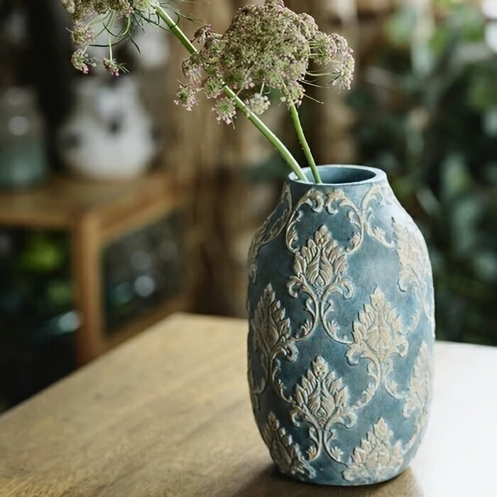 楽天市場】花びん 北欧 テラコッタ 陶器 エレガント 花器 ベース