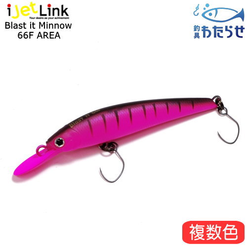 楽天市場】アイジェットリンク ブラストイットミノー66F エリア