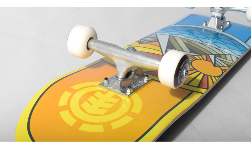 楽天市場】エレメント スケートボード RISE AND SHINE コンプリート