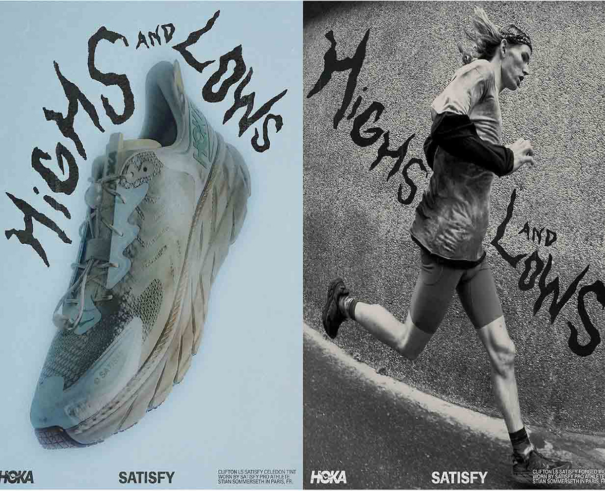 HOKA】SATISFYを初コラボしたロードシューズ｢HOKA x SATISFY Clifton