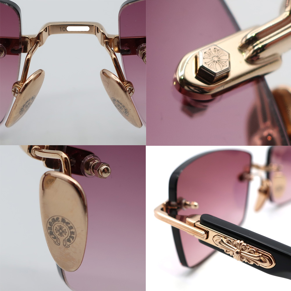 天白】【CHROME HEARTS】クロムハーツ サングラス メガネ 眼鏡