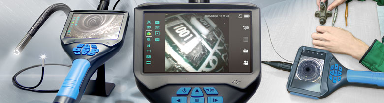 Jスコープ 工業用内視鏡GLX 極細 直径2.0mm フレキシブル 直視 測定器