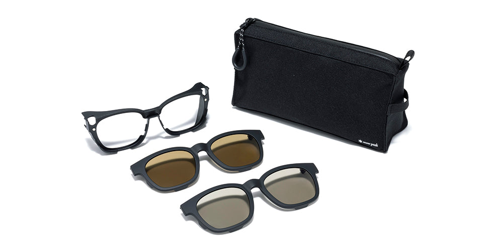 JINS x Snow Peak Fishing Plate for Switch Flip up+360°