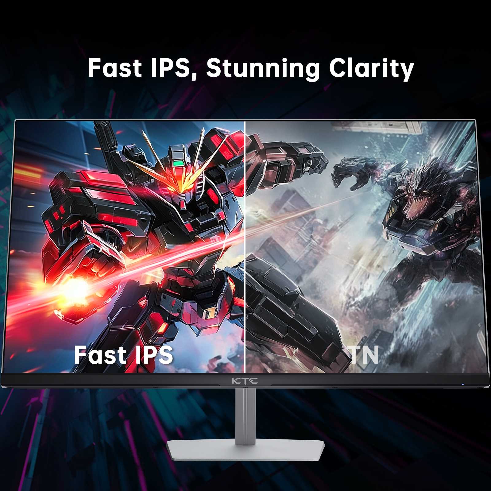 KTC 24.5 inch 360Hz/400Hz OC Fast IPS FHD Gaming Monitor HDR 400 | H25